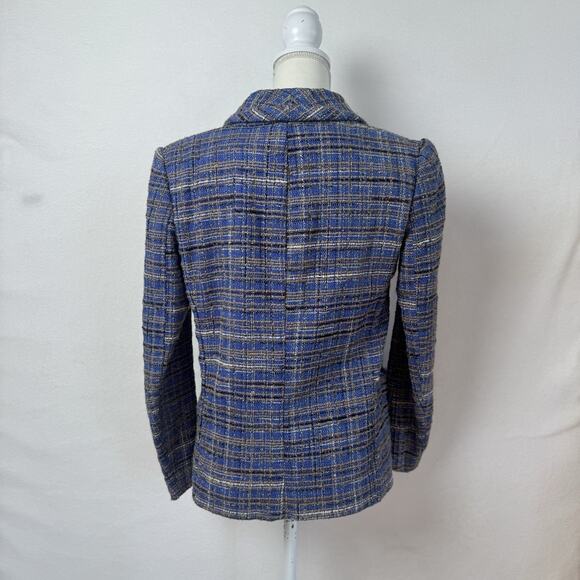 Isabel Marant Etoile Blazer Jacket Plaid Academia Size 42 / XL - Picture 2 of 11